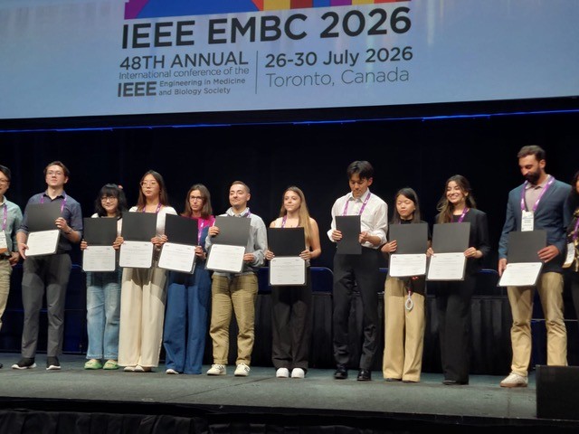 Arthur Ben Tolila Best Paper Award IEEE EMBC2026